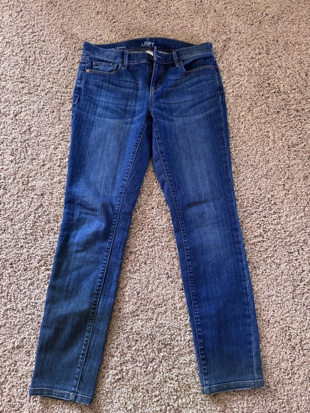 LOFT Indigo Skinny Jeans - Slim Stretch Denim